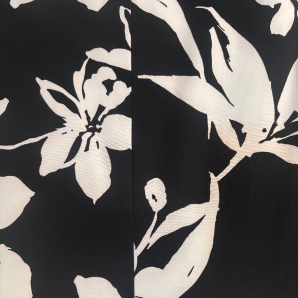 American Living Women’s Black/White Floral Sleeveless Sheath Tank Dress Size 10 - Picture 7 of 11